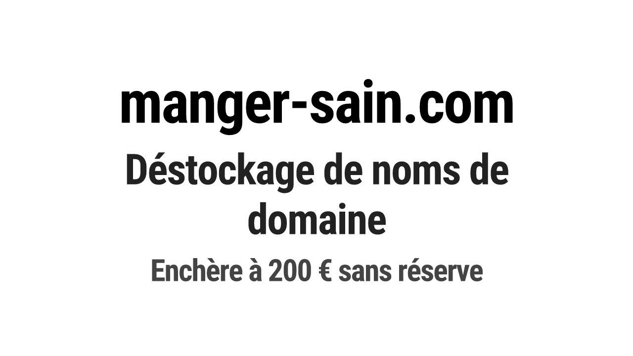 Destockage & Invendus