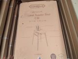 a cardboard box with a picture of a chair on it