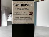 caperdonich 25 year old single malt scotch whisky