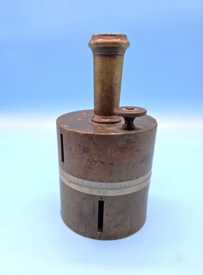 Goniomètre d’arpenteur ancien (19ème) en laiton (diamètre 9 …