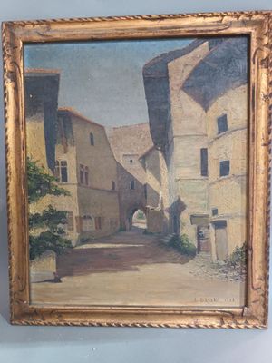 une photo d'un tableau accroché au mur