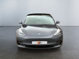the tesla model s is parked in the showroom at the showroom