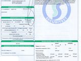 a close up of a document with a picture of a person on it