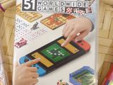 nintendo wii game in a basket with a person playing a game