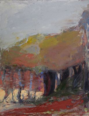 Nicolas GASIOROWSKI, Les promenades 2. Huile sur papier. 32 …