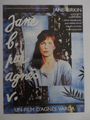 une image de l'affiche du film de Jane Birkin, « Un film de Agnès Varda »