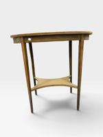 Table de salon de forme ovale en placage de bois de rose à d…