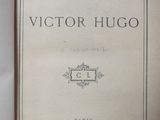 an old book with the title victor hugo written on it