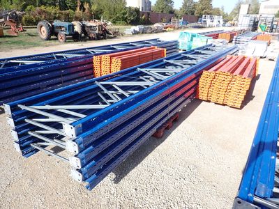 many different types of steel bars stacked on top of each other
