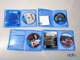 four blu - ray discs in a blue case