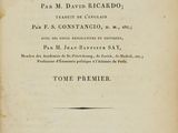un vieux livre avec un titre en noir et blanc