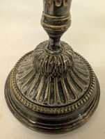 Paire de chandeliers à quatre bras de lumière en métal argen… (photo 3)