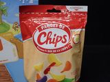 a bag of chips sitting next to a package of chips