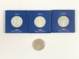three quarters of the united states are shown next to a quarter
