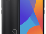 Le smartphone Alcatel A5 est présenté en noir.