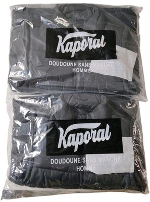 Lot de 2 doudounes sans manche KAPORAL Ugolin tailles S et M…