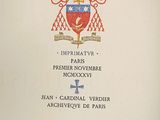 a book with a picture of a coat of arms on it