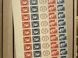a picture of a picture of a book with stamps on it