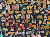 a picture of a large collection of pins and magnets