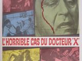 une vieille affiche de cinéma représentant un homme tenant un couteau à la main