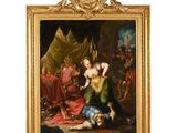 une image représentant un tableau où l'on voit une femme et un homme sur un lit