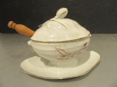 Moutardier EN Porcelaine .