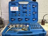 an image of a blue case with a hose and a hose in it
