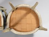 two baskets that are sitting on top of each other