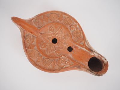 Lampe chrétienne d’Afrique du Nord. V-VIe s. apr. J.-C. 14,5… - Photo 1