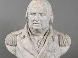 an image of a bust of a man wearing a suit and tie