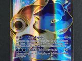 gros plan d'une carte pokemon sur une table