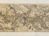 an old map of the world with a lot of people on it