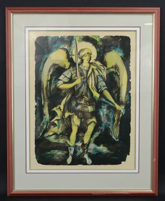 "Archange", estampe. Dim. 62 x 47 cm (à vue)