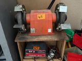 a picture of a work bench with a machine on it