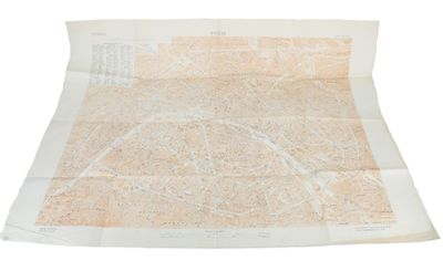 Carte militaire de Paris Carte britannique "First Edition" -…