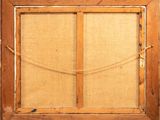 a picture of an old window with a rope on it