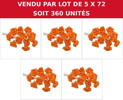 vendu par lot de 5 x 7 mm, couleur orange