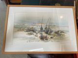 a picture of a picture of a painting on a table