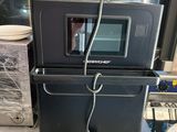a microwave that is sitting on top of a counter