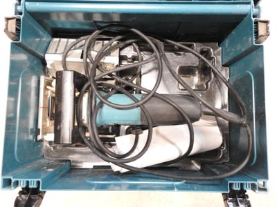 a blue box with a bunch of wires in it