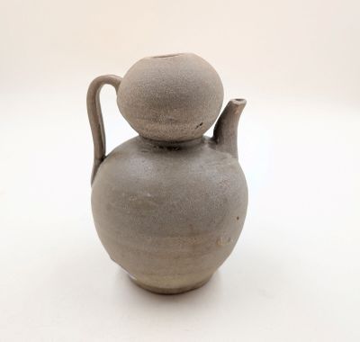 CHINE Cruche à vin en grès porcelaineux en forme de double c…