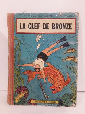 On voit ici la couverture du livre *La Clé de bronze*.
