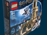 a box of lego harry potter ' s hogwart castle
