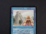 a picture of a card with a picture of an ancient man