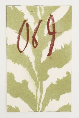 an image of a close up of a piece of paper with a number on it