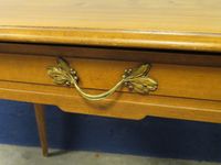 Petite table-bureau Art Nouveau à un tiroir en ceinture Dim. (photo 2)