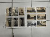 a picture of a bunch of pictures on a tile floor