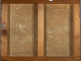 an old wooden window with a glass pane on the outside