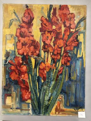 B. Davy HSPapier SBD, bouquet de glaïeuls 76x57