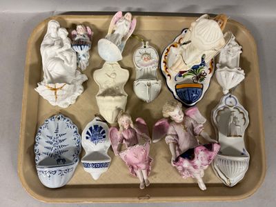 a tray with a tray of figurines on it